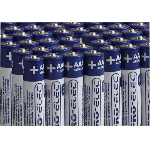 PRO ELEC PSG91110 - Ultra Alkaline AAA Batteries 100 Pack (Bulk) - AV SOS