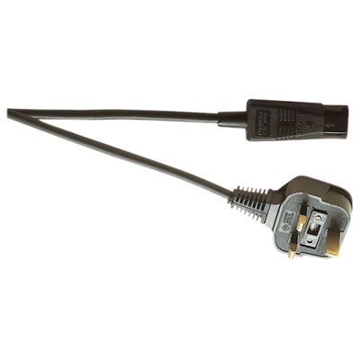 EAGLE 3-Pin UK Plug to IEC Socket 10A  3.5M / Black