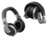 Pioneer HDJ-X5-S - Pro DJ 40mm Headphones with Swivel Ear Silver
