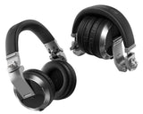 Pioneer HDJ-X7-S - Pro DJ 50mm Headphones with Swivel Ear Silver