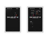 Pioneer DM-40D-BT-W - 4" 2-Way Class-D Active Monitor Bluetooth PAIR White