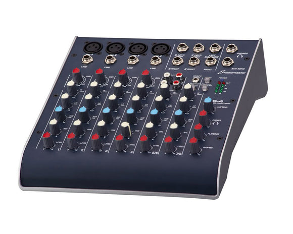 Studiomaster C2-4 - 4CH Compact Mixer 8 input / 4 Mic / 2 Stereo / 2bandEQ