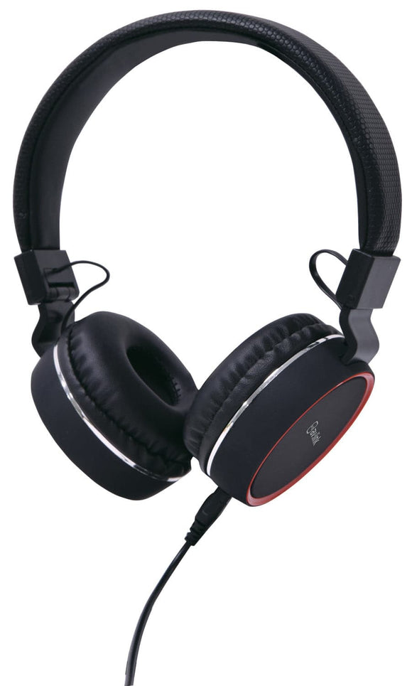 AV:LINK PH10-BLK - Multimedia Headphones with Inline Microphone Black