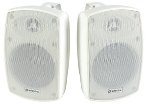 ADASTRA BH4-W - Pair Indoor / Outdoor Background Speakers 4" White