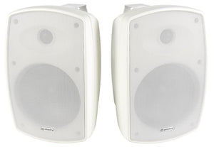 ADASTRA BH6-W - Pair Indoor / Outdoor Background Speakers 6.5" White
