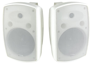 ADASTRA BH8-W - Pair Indoor / Outdoor Background Speakers 8" White