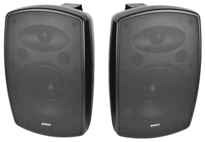 ADASTRA BH8-B - Pair Indoor / Outdoor Background Speakers 8" Black