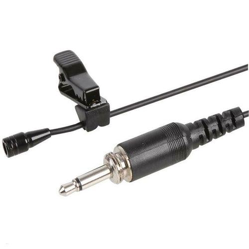 PULSE PLS00610 - Sub-Miniature Lavalier Microphone, Black, 3.5mm Threaded Jack Plug