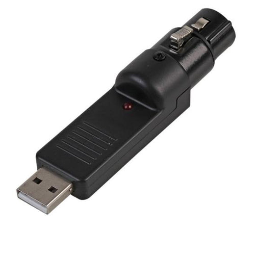 PULSE PLS000510 - 3-Pin XLR Female to USB 2.0 Male Adaptor - Analogue to Digital Audio