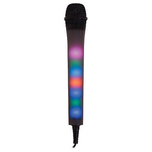 MR ENTERTAINER G158BH - Dynamic Vocal Microphone with LED Lights (black) - AV SOS
