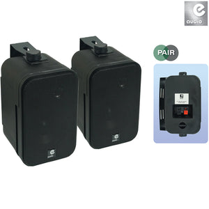 E-AUDIO B418B - 3.5" 2 Way Mini Speakers (8 Ohms 100 W) - AV SOS