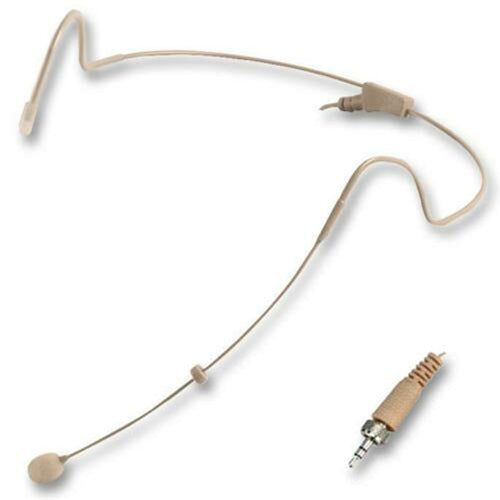 PULSE MIC-2000LJ - Super Lightweight Headset Condenser Microphone with 3.5mm Locking Jack Plug