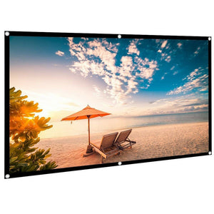 ELECTROVISION A175BF - 100" Foldable Projector Screen Curtain 16:9 - AV SOS