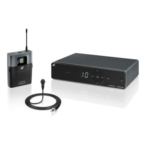 SENNHEISER XSW 1-ME2-E - UHF Wireless Lavalier Condenser Microphone System, 821-832 MHz / 863-865 MHz (Ch70)