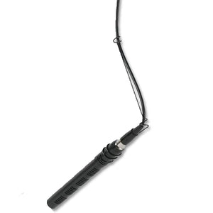 PULSE NPCD664 - Mini Shotgun Condenser Microphone With Overhead Hanger, Fixed & Moveable Desktop Bases