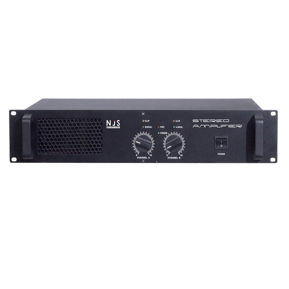 NJS NJA1000 - Stereo Power Amplifier, 2x 500W RMS - 2U