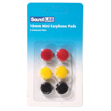Soundlab A070AC - 18mm Coloured Replacement Earphone Pads x 3 Pairs
