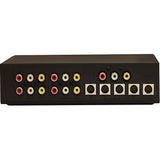 E-Audio A097JD - 4 Way Stereo Audio / Video / S-Video Source Selector