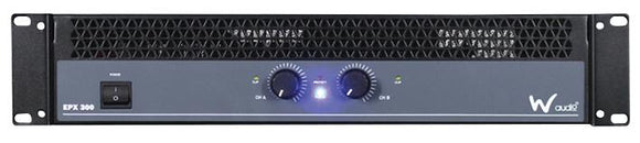 W AUDIO EPX300 - Stereo Power Amplifier, 2x 150W RMS - 2U