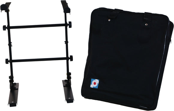 SoundLab Adjustable Desk Top Laptop Stand with Carry Bag