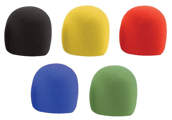 PULSE MWS-5PK - Microphone Windshields, Multicoloured (5 Pack)