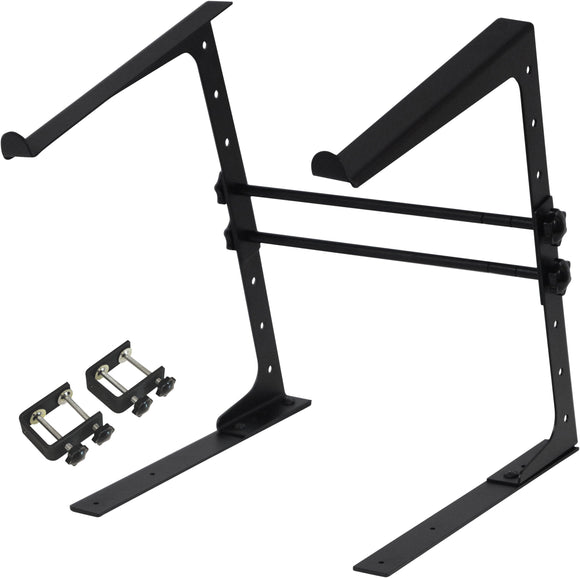 SoundLab Adjustable Desk Top Laptop Stand with Additional Fixing Clamps